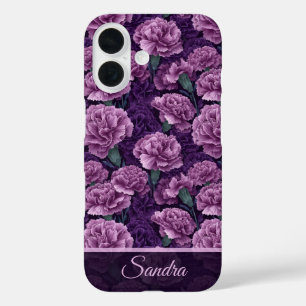 Unique Womens Accessories Carnation Floral Custom iPhone 16 Case