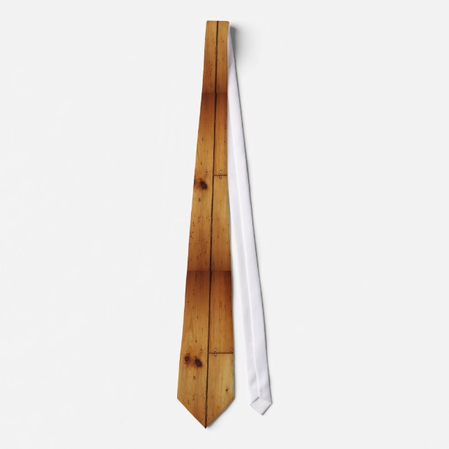 Unique wood design neck tie (Front)