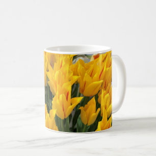 Unique Yellow Tulips Coffee Mug