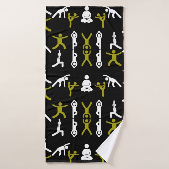 Unique Yoga Gift Bath Towel (Bath Towel)