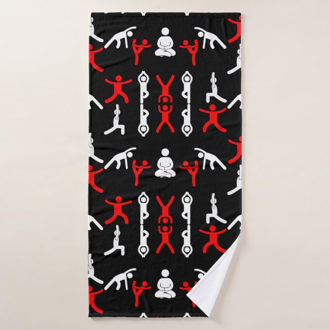 Unique Yoga Gift Bath Towel (Bath Towel)