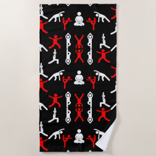 Unique Yoga Gift Beach Towel