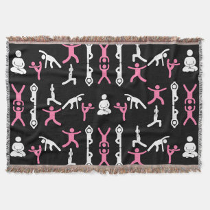 Unique Yoga Gift Throw Blanket