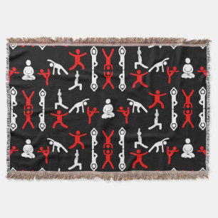 Unique Yoga Gift Throw Blanket