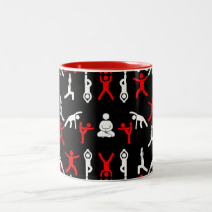 Unique Yoga Gift Two-Tone Coffee Mug