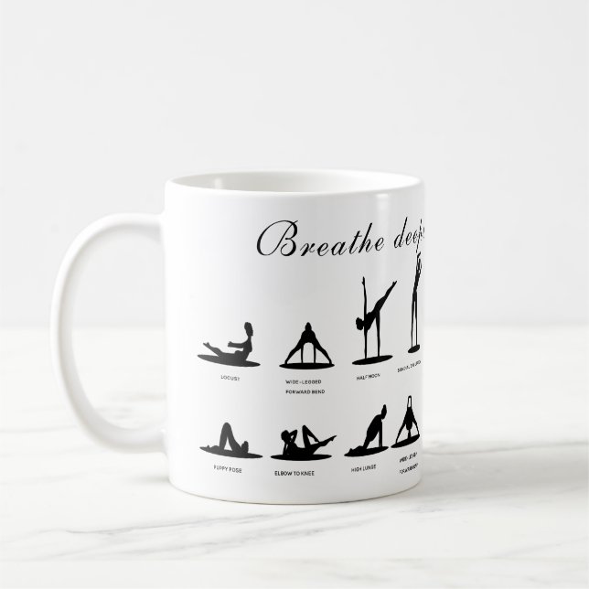 Unique yoga lover's mug gift ideas (Left)