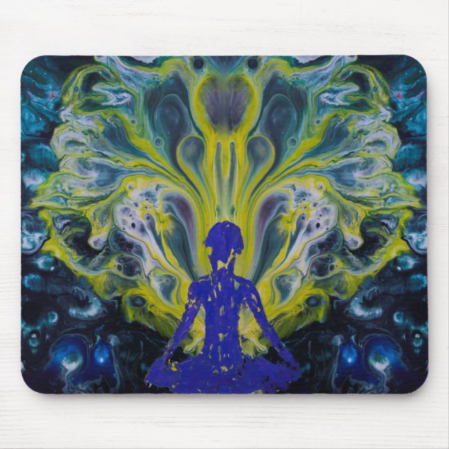 Unique Yoga Mouse Mat (Front)
