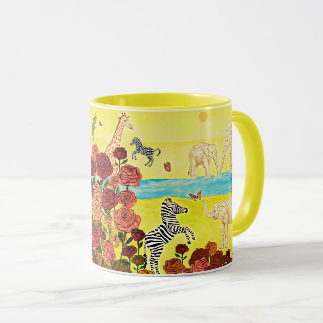 Unique Zebra Mug (Front Right)