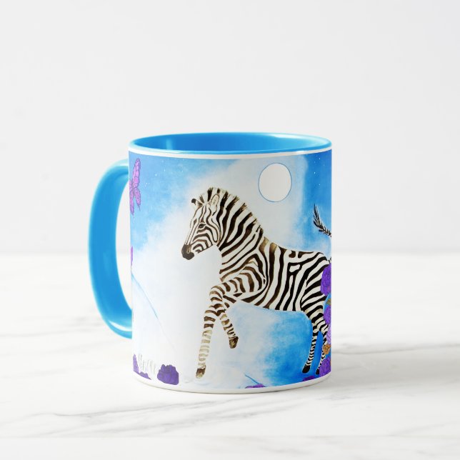 Unique Zebra Mug (Front Left)
