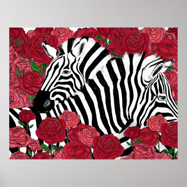 Unique Zebras Poster (Front)