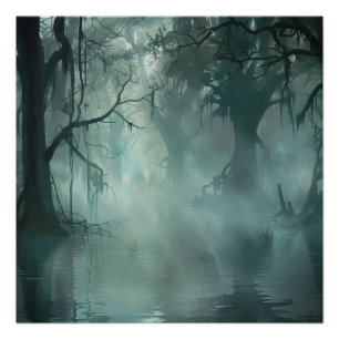 Uniquely Awesome Swamp Poster