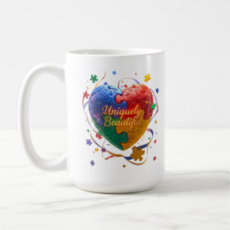 Uniquely Beautiful – Cute Autism Awareness Collect Coffee Mug