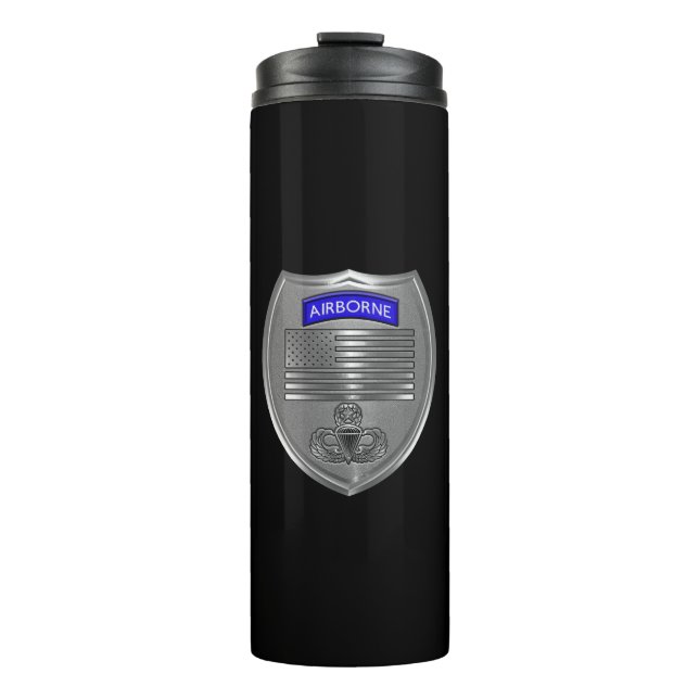 Uniquely Designed Airborne Paratrooper Thermal Tum Thermal Tumbler (Front)