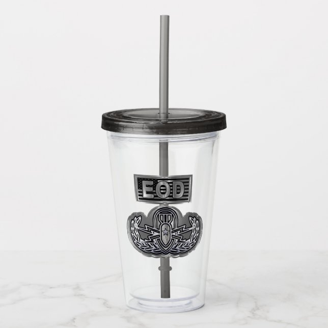 Uniquely Designed Commemorative EOD Acrylic Tumbler (Front)