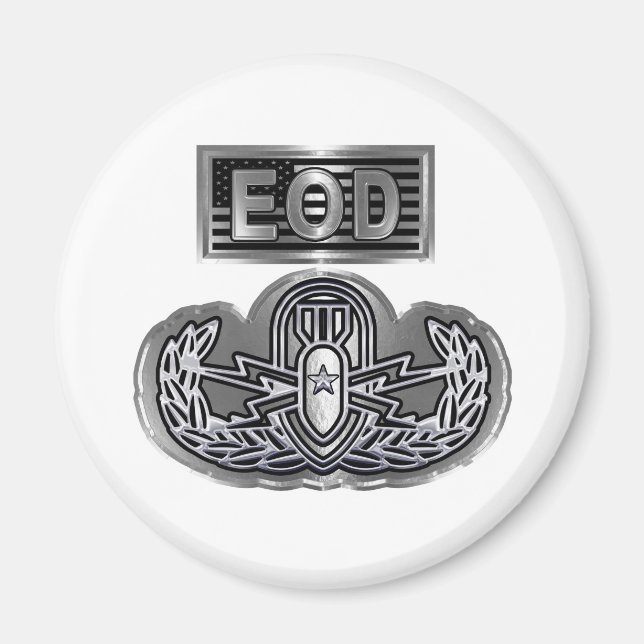 Uniquely Designed Commemorative EOD Magnet (Front)