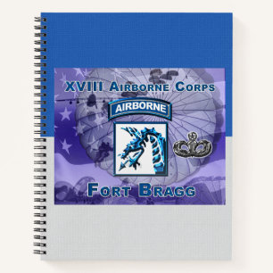 Uniquely Designed XVIII Airborne Corps Gift Notebo Notebook