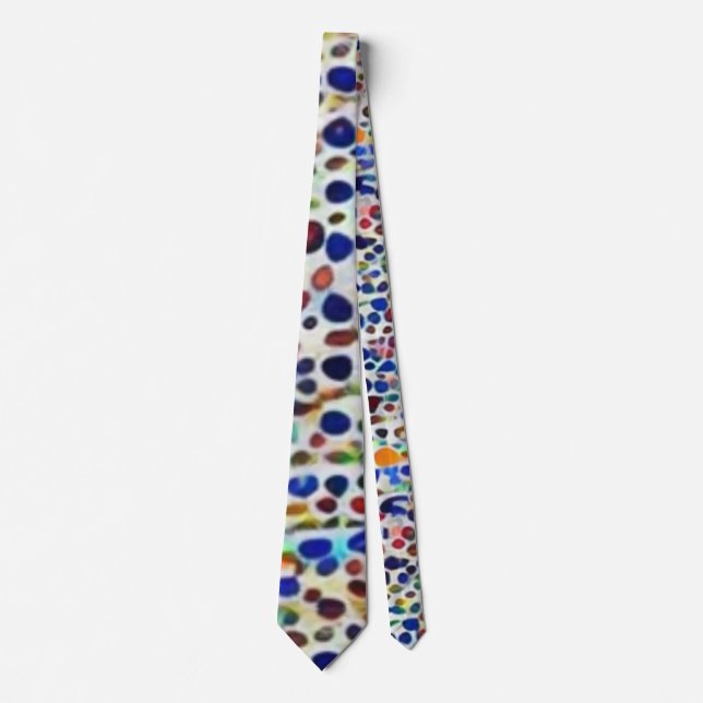 uniquestyle polka dots in oriental style tie (Front)