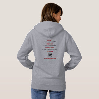 UNISEX Adopt Foster Donate Volunteer Hoodie
