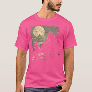 Unisex-Adults Retro Bushcraft Camper 	 Black Small T-Shirt