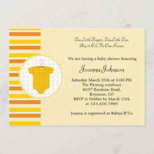 Unisex Baby Shower Invitation