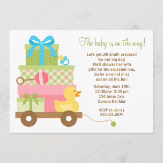 Unisex Baby Shower Invitation