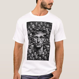 Unisex Black and White Dystopian Control T-Shirt 
