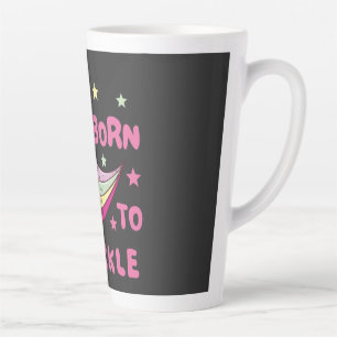 Unisex Born to Sparkle Latte Mug