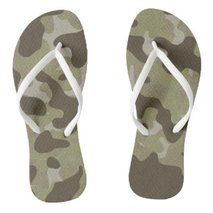 Unisex Camo Flip Flops