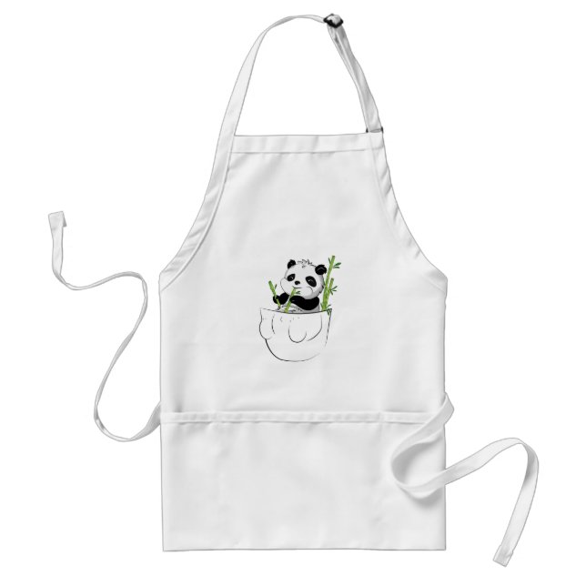 Unisex Cute Panda Apron (Front)