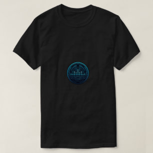 Unisex Cyber-Audio Equalizer Graphic T-Shirt