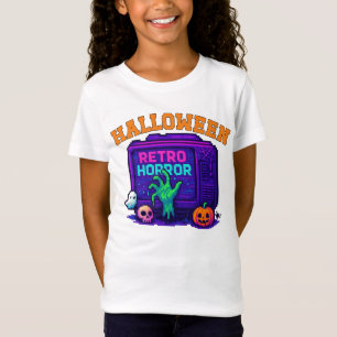 Unisex Halloween Pixel Apparel Retro male female T-Shirt