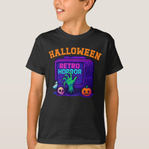 Unisex Halloween Pixel Apparel Retro male female T-Shirt