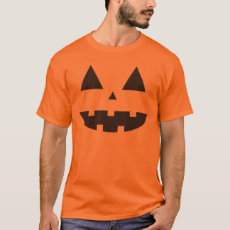 Unisex Halloween Pumpkin Face T-Shirt