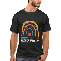 Unisex Hello Pre K,Hello Preschool, Preschool