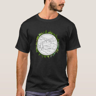 Unisex Hiking Mountain Camping Outdoor Funny Cute T-Shirt