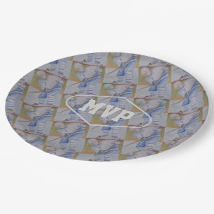 UNISEX HOCKEY PLAYER PAPER PLATE
