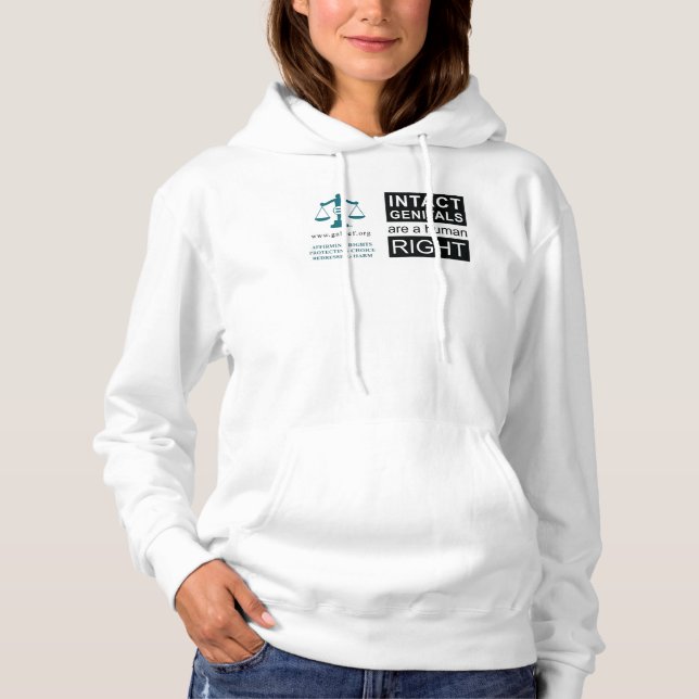 Unisex Hoodie - Intact Genitals (Front)
