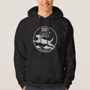 Unisex Hoodie White Logo Front