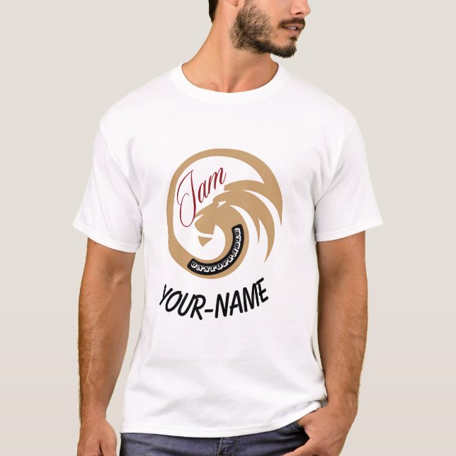 Unisex 'I Am Unstoppable' Custom Lion Head Tshirt  (Front)