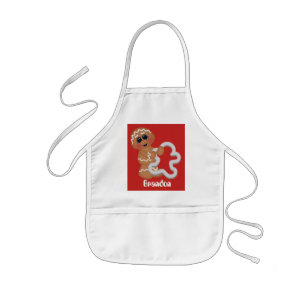 Unisex kids customisable baking gingerbread apron