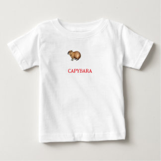 Unisex kids t-shirt with capybara photo