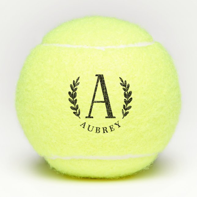 Unisex Monogram Tennis Ball (Front)