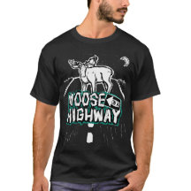 Unisex Moose on a Highway Shirt (front only)