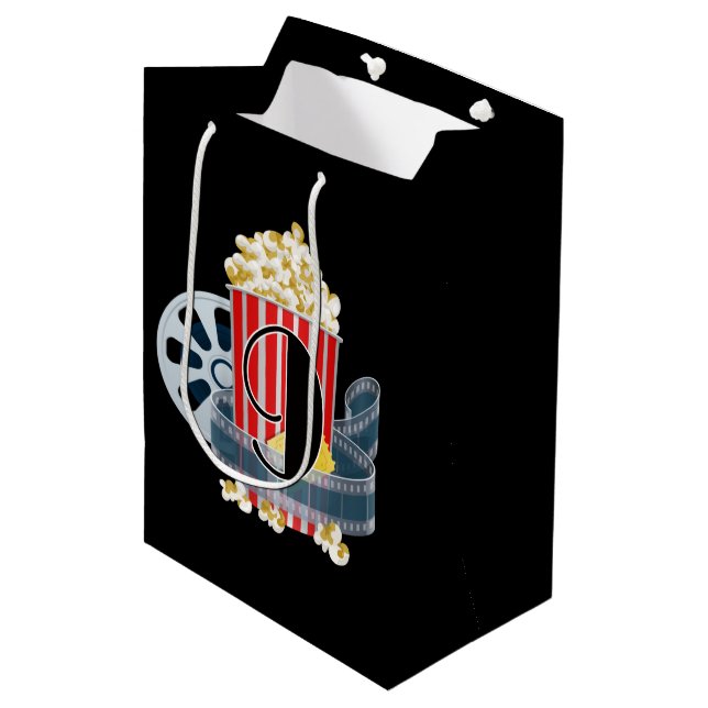 Unisex movie Birthday party 9th Medium Gift Bag (Front Angled)