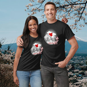Unisex Mt. Fuji Japan Abstract Design T-Shirt