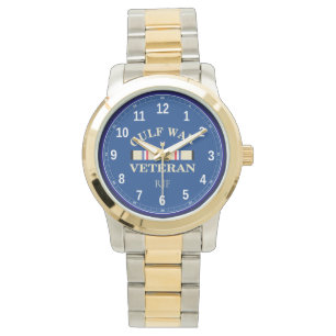 Unisex Oversized Two-Tone Bracelet Watch