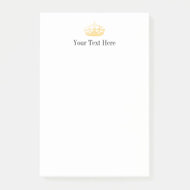 Unisex Palace Salon Jubilee Crown Post-it Notes (Front)