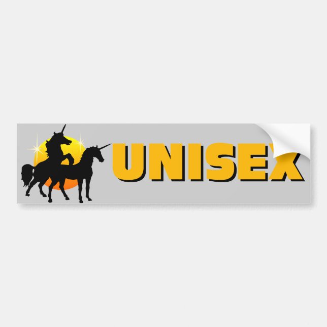 UNISEX -.png Bumper Sticker (Front)