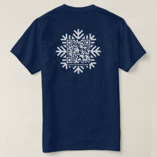 Unisex Snowflake QR-code T-Shirt