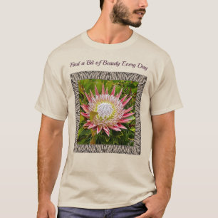 Unisex T-shirt with Striking Protea